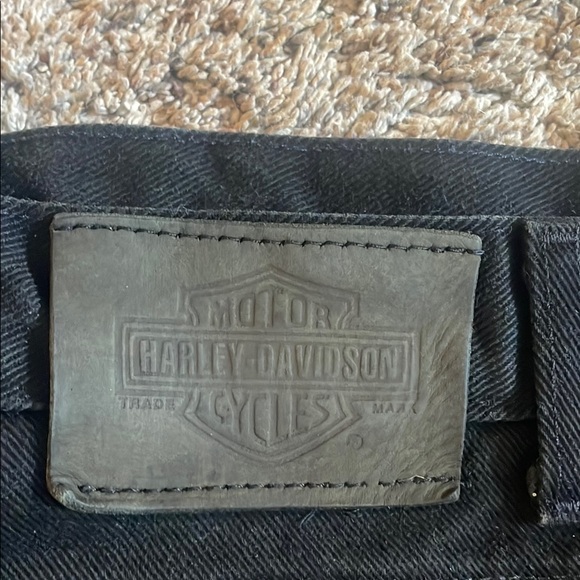Harley-Davidson Men's Black Bootcut Jeans - Picture 2 of 7